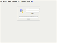 Tablet Screenshot of admin.yourtuscanvilla.com