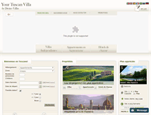 Tablet Screenshot of fr.yourtuscanvilla.com